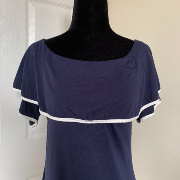 Melanie Lyne Blue Top - Picture 2 of 3